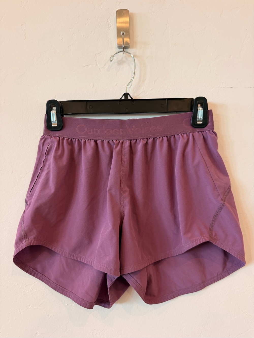 Outdoor Voices Plum Athletic Shorts